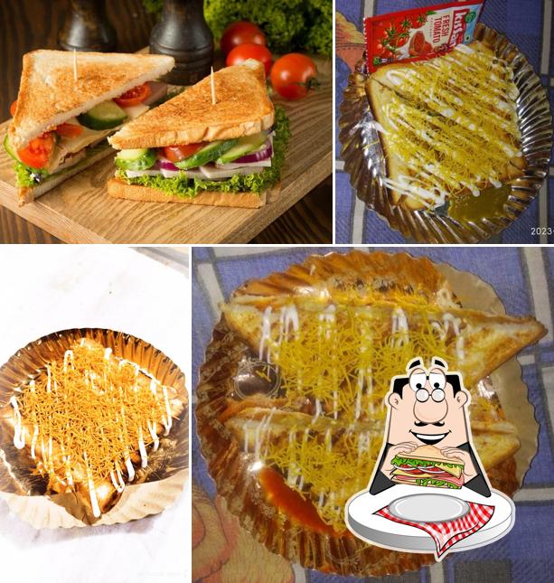 Club sandwich at B SANDWICH CAFE