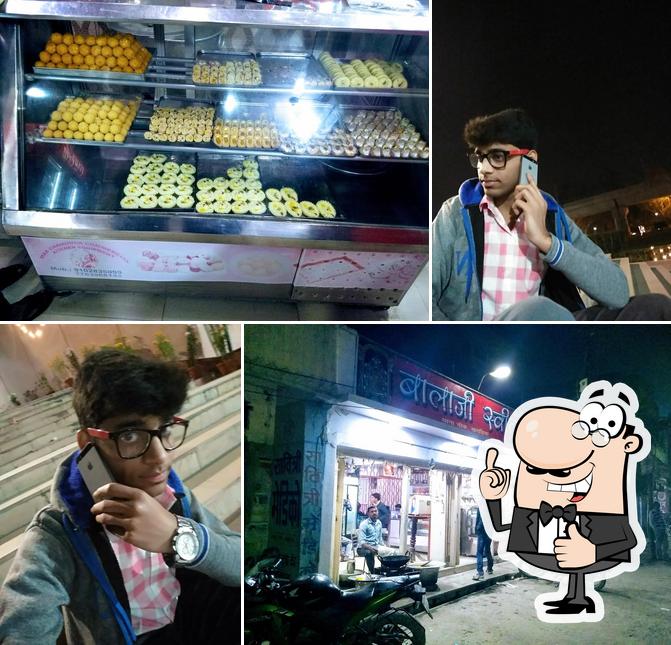 Here's a photo of Balaji Sweets