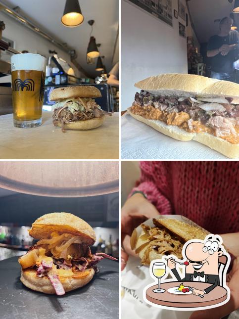 Panino con maiale stirato al Folkstudio