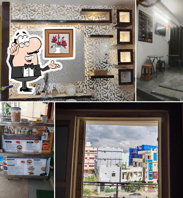 The interior of Sai Hari Chit Chat corner