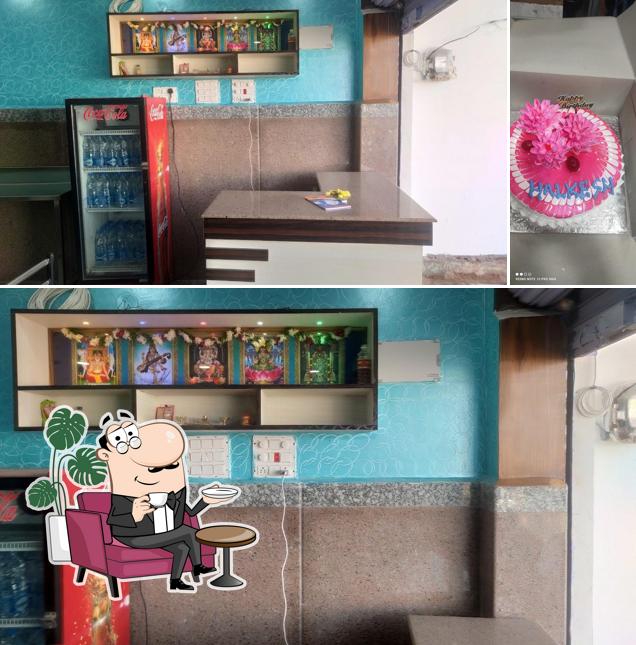 The image of interior and cake at Shri Prasad Udipi Hotel and SNR lodge