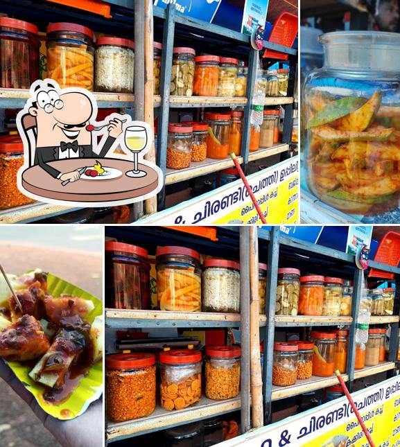 Meals at Afsalka's kach and pickle