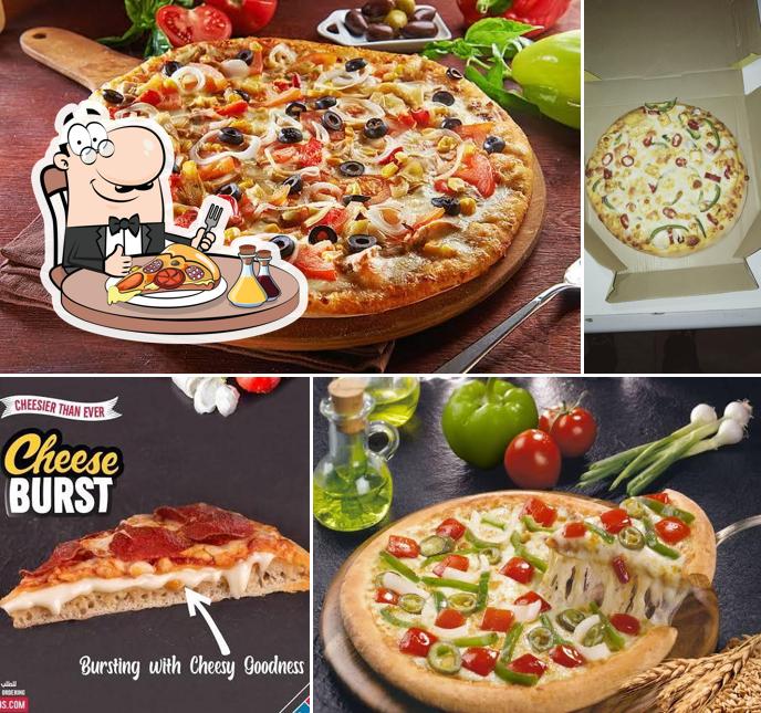 Get pizza at Da pizza story