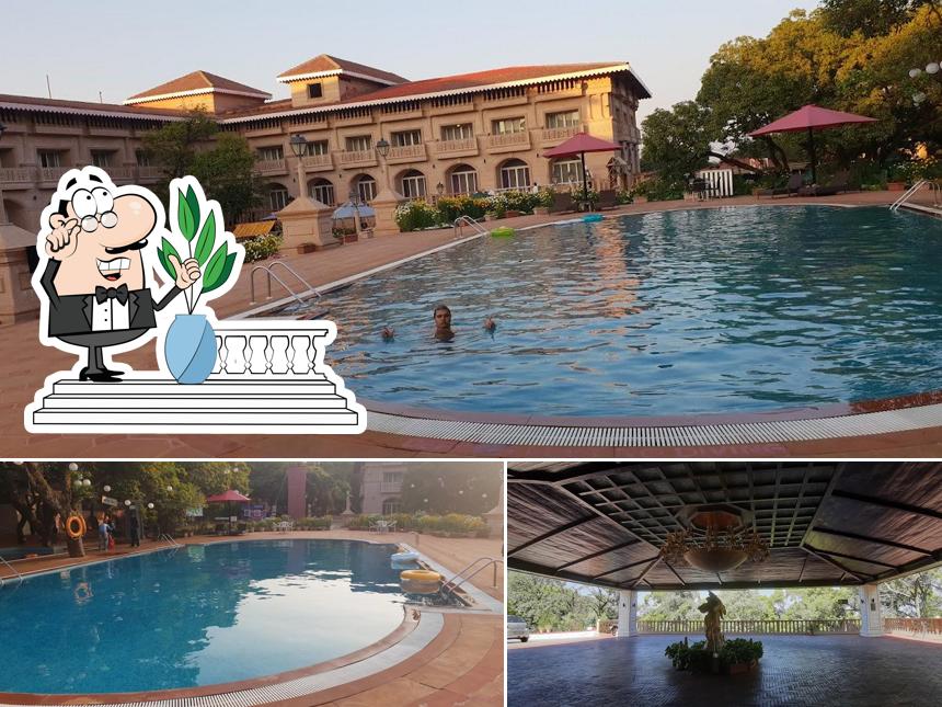 Enjoy the view at the outside area of Evershine Resort and Spa