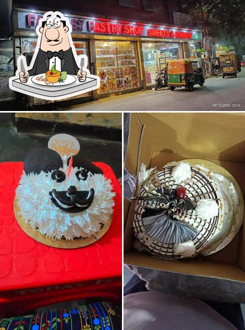 Food at Fantasy Pastry Shop