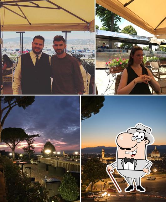 Goditi la vista dall'area esterna di Caffè & Ristorante La Loggia
