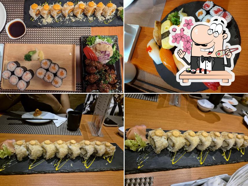 At Oyama Japanese Restaurant, you can try sushi