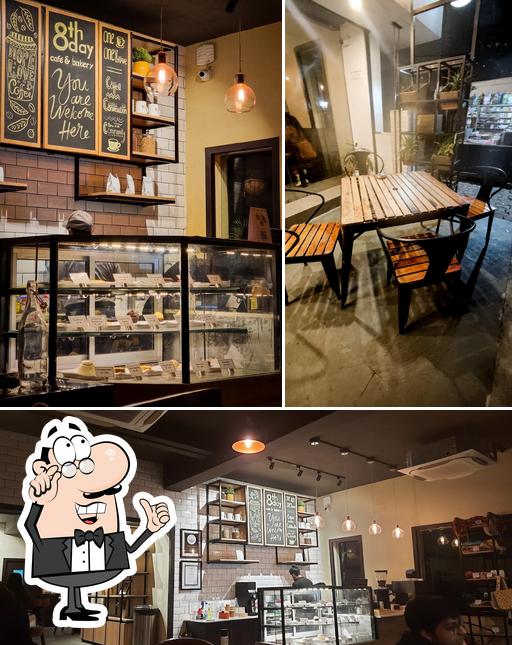 The interior of 8th Day Cafe & Bakery