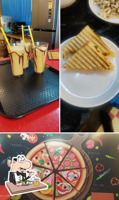 The restaurant's food and beverage