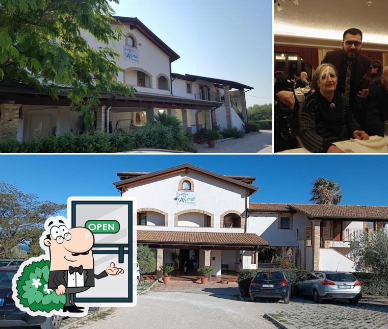 La foto della esterno e bancone da bar di Il Podere Del Carlone