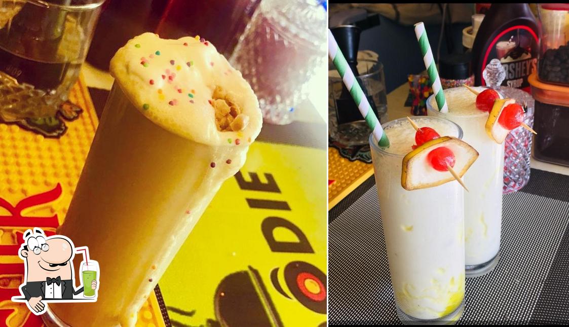 Enjoy a beverage at MR. FOODIE