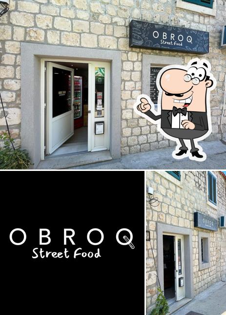 Gli esterni di OBROQ Street Food Restaurant