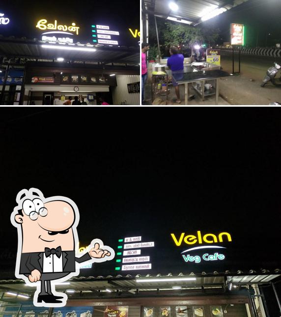 The interior of Velan Cafe
