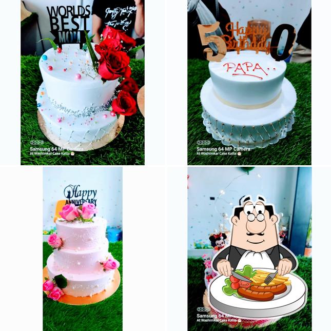 Food at Washimkar Cake Katta And Cake Tools