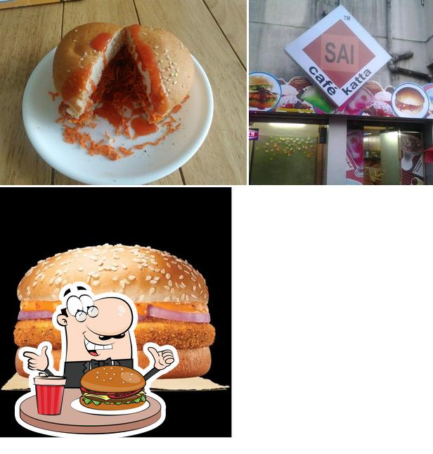Order a burger at Sai Cafe Katta