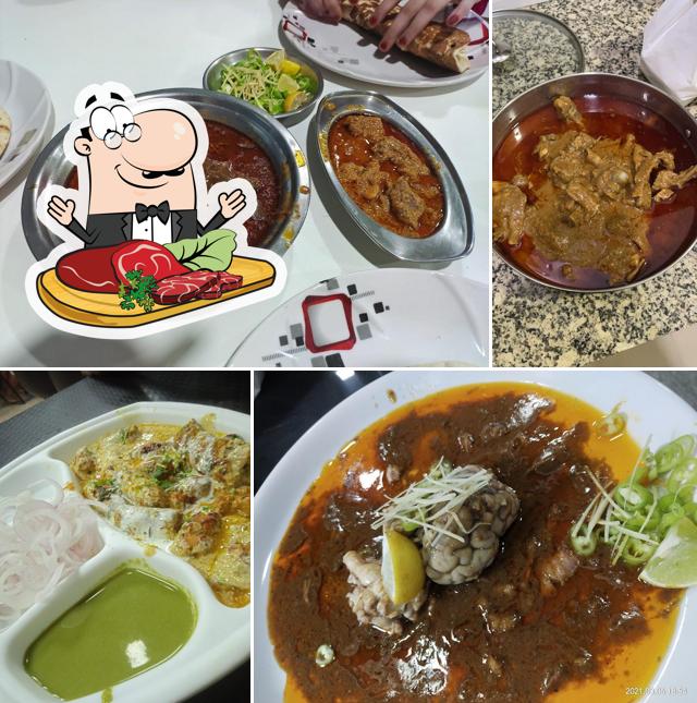 Meat dishes are served at Ballimaran Nahari