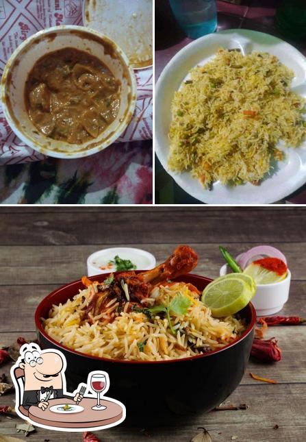 Food at Biryani Mahal