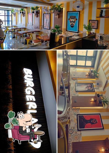 The interior of Burgerland Chhatarpur
