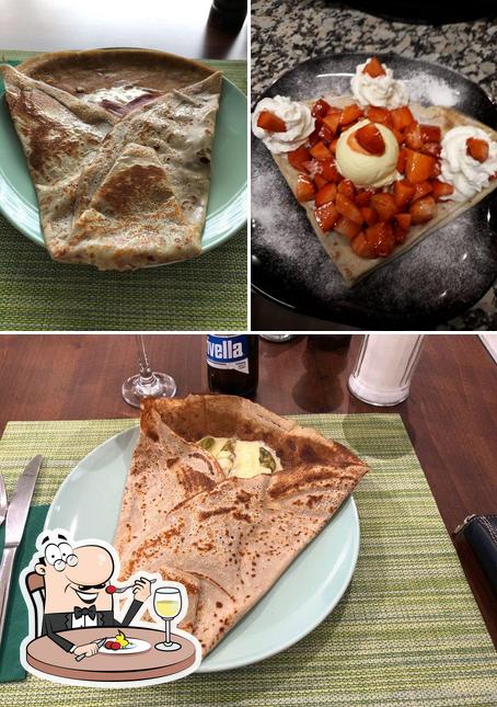 La cibo e birra del ristorante