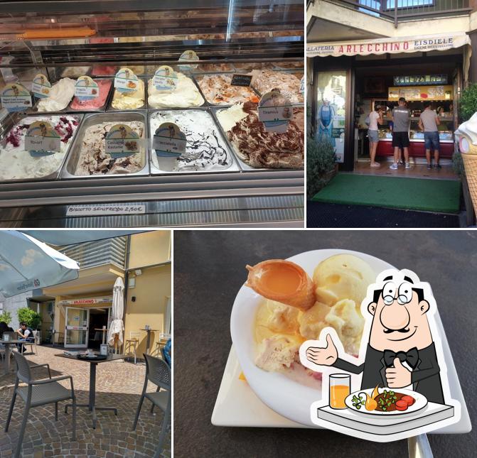 Platti al Gelateria Arlecchino