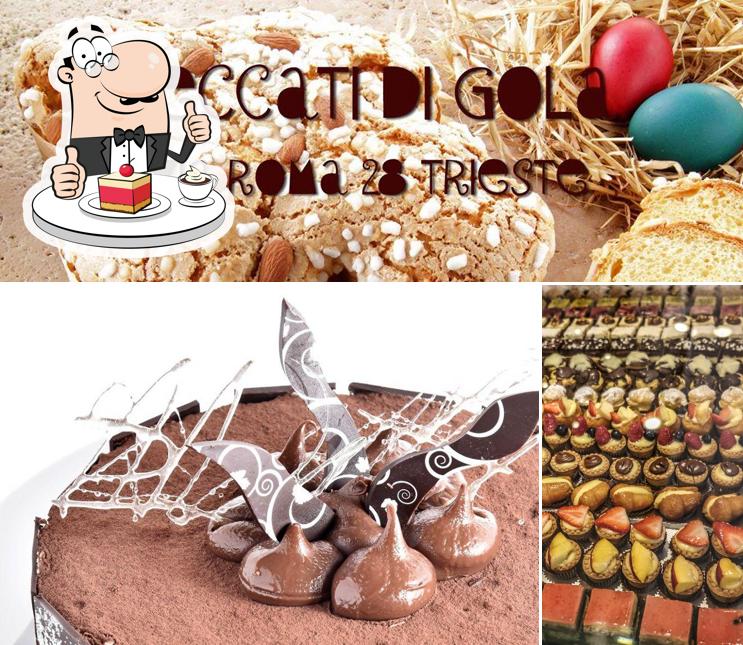 Pasticceria peccati di gola Trieste serve un'ampia varietà di dessert