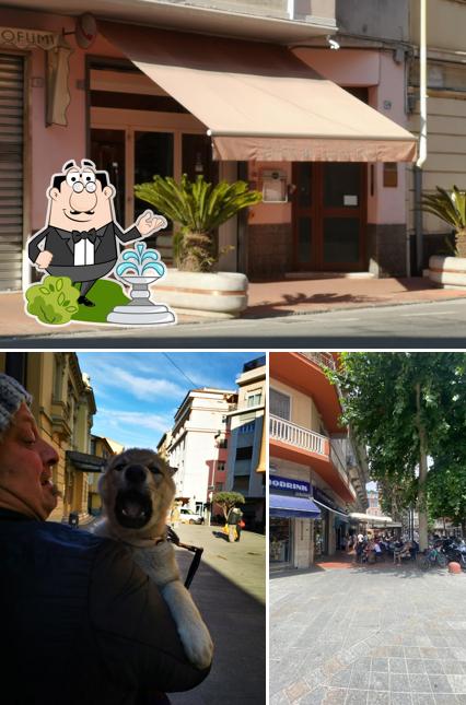 Gli esterni di Bar del teatro