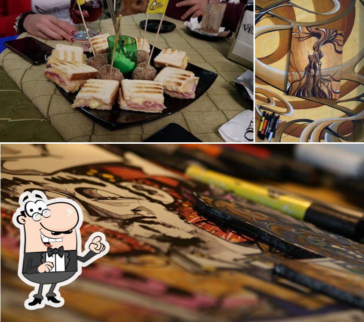 Guarda la immagine che raffigura la interni e la carne di Belgio e Dolcezze da Hans
