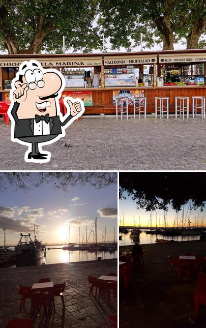 Gli interni di Chiosco della marina