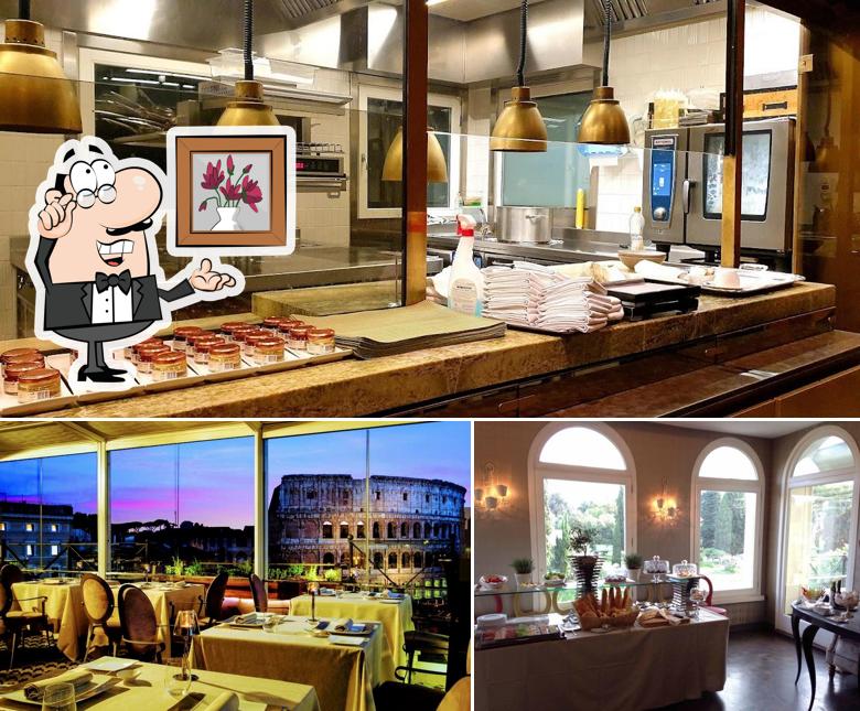 Gli interni di Aroma Restaurant