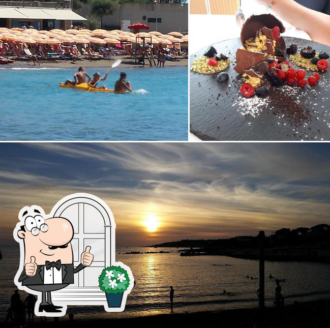 Goditi la vista dagli esterni di Bagno Tirreno