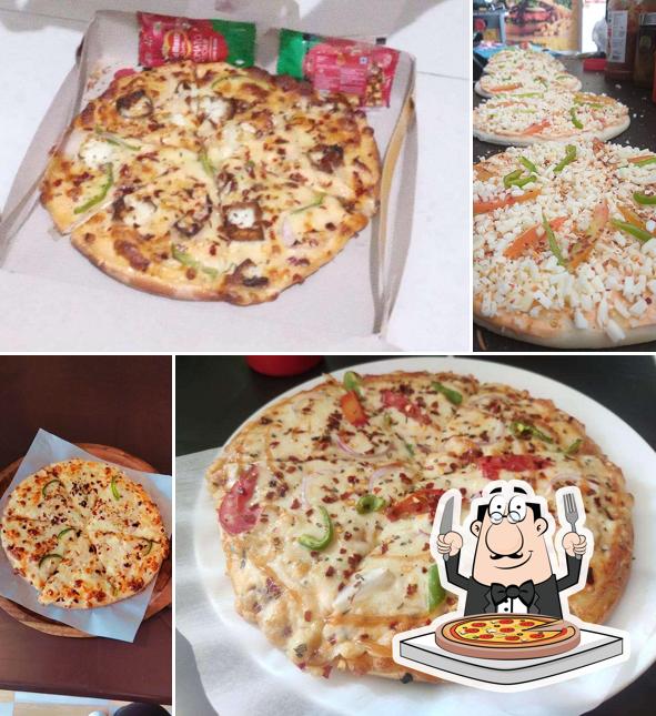 Order different kinds of pizza