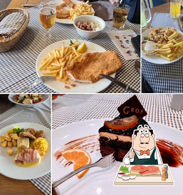 Fish and chips al Gostilna in Hotel GROF