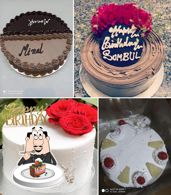Chocolate cake at Kwality's Cake Shop