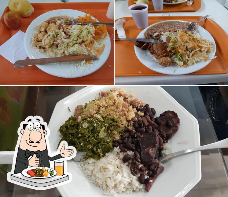 Comida em Restaurante Bom Prato Mercado