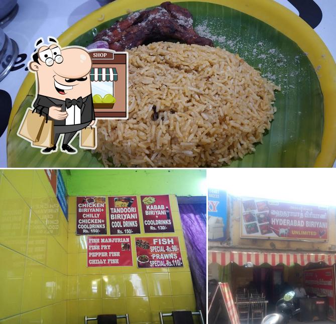 The exterior of hydrabad briyani