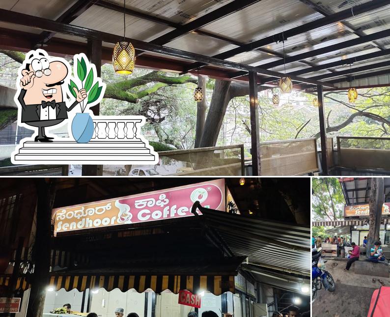 The exterior of Sendhoor Coffee