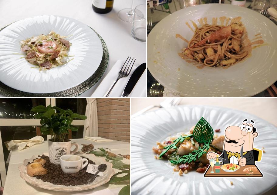 Cibo al Trattoria Il Portico