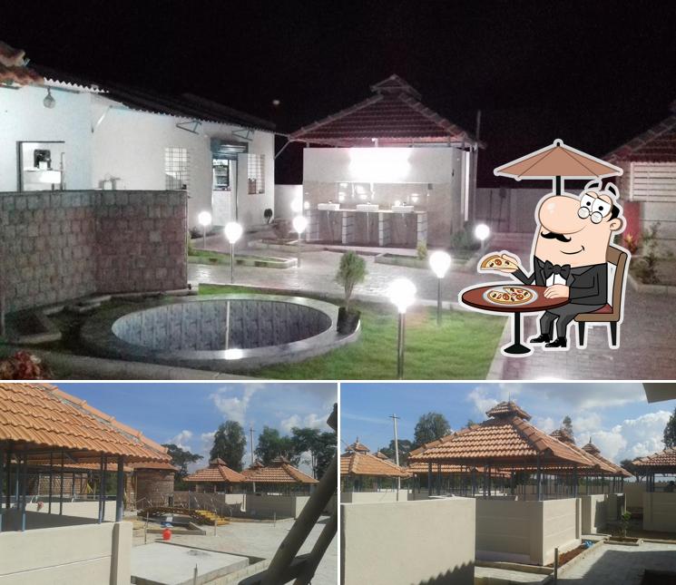 You can get some fresh air at the outside area of Pallavi Green Palace