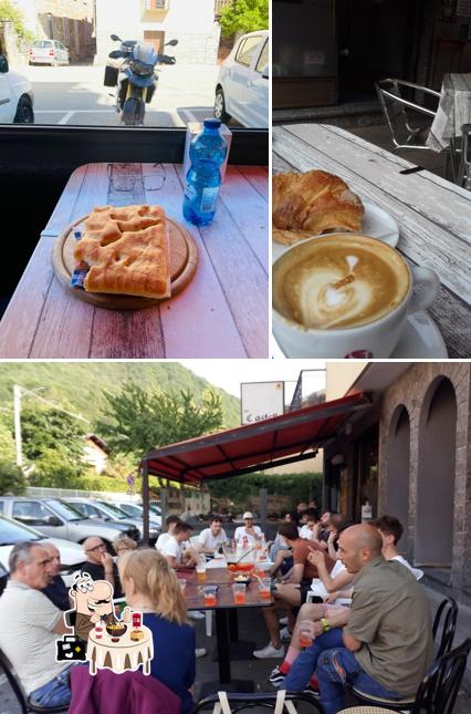 Dai un’occhiata alla foto che mostra la cibo e interni di Bar Castello