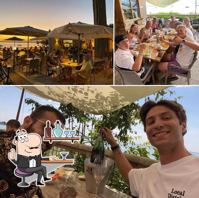 Gli interni di Il BarKino Beach Cafe