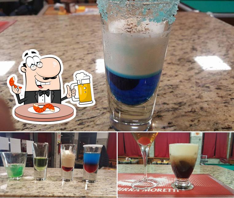 Puoi goderti un rinfrescante bicchiere di birra chiara o scura