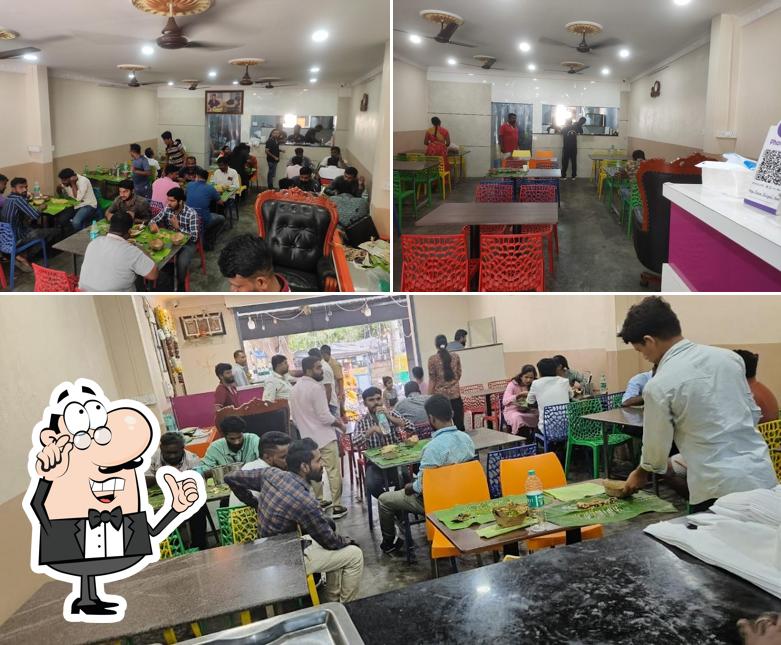 The interior of Appu Donne Biriyani Mane (Naati style)