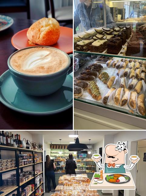 A foto da comida e interior no Glacê Boulangerie