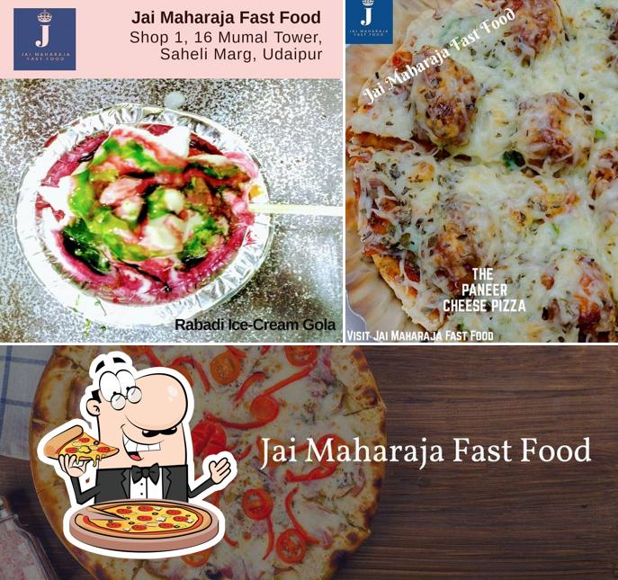 Try out pizza at Jai Maharaja Fast Food Corner