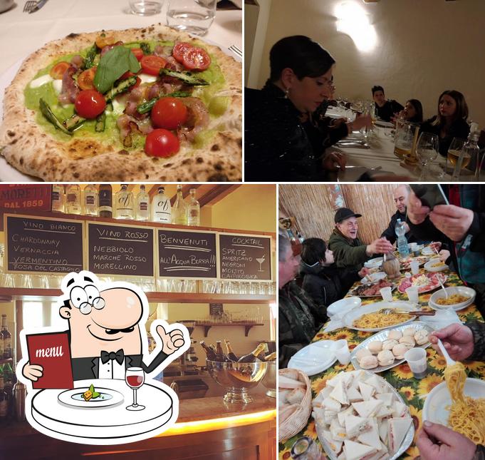 Ristorante Acqua Borra si caratterizza per la cibo e bancone da bar