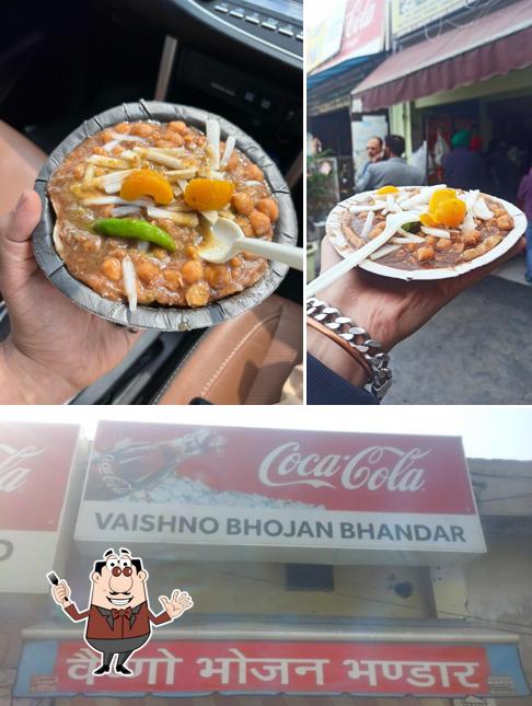This is the picture showing food and beverage at Vaishno Bhojan Bhandar