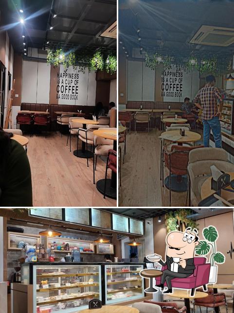 Take a seat at one of the tables at Breau Cafe