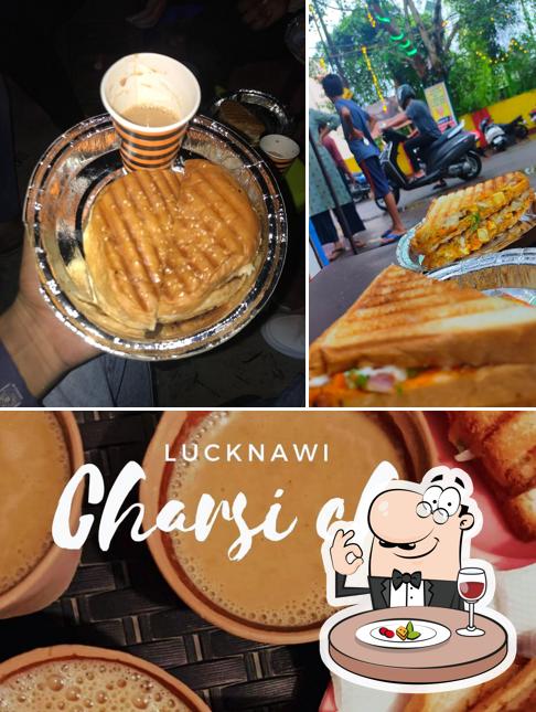 Food at Lucknawi Charsi chai