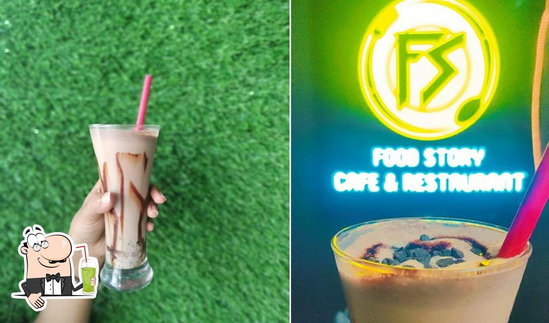 Enjoy a drink at Food Story Cafe & Restaurant
