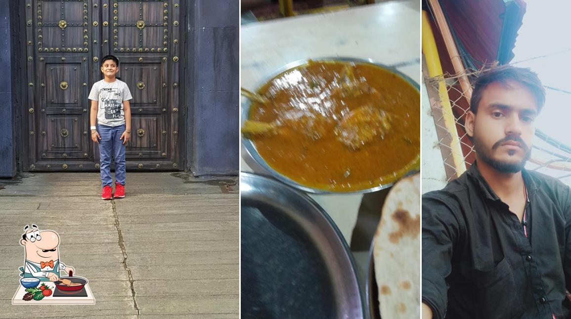 Chicken curry at Hotel Dasmesh Punjab